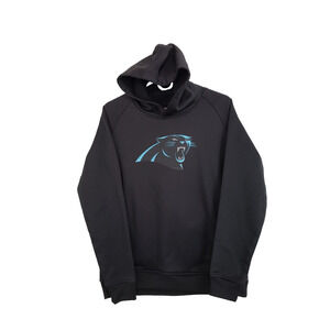 (9) Outer Stuff Youth Boy Sweatshirt Size XL Carolina Panthers Pullover Hoodie